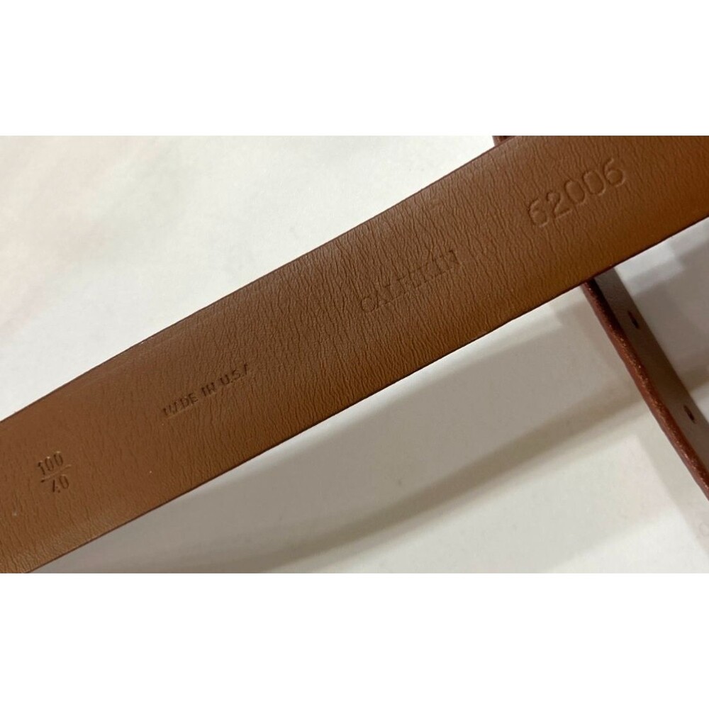 Allen Edmonds made in USA Men’s Brown Genuine Leather Belt size 40/100 cm - Picture 5 of 5